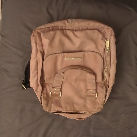 steve madden beige backpack